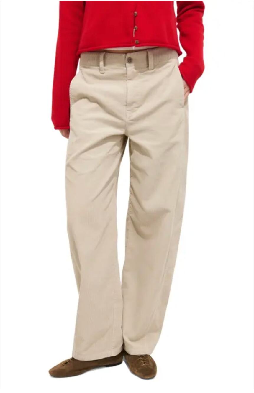 Alex Mill 9th Street Fine Wale Corduroy Straight Leg Pants Beige